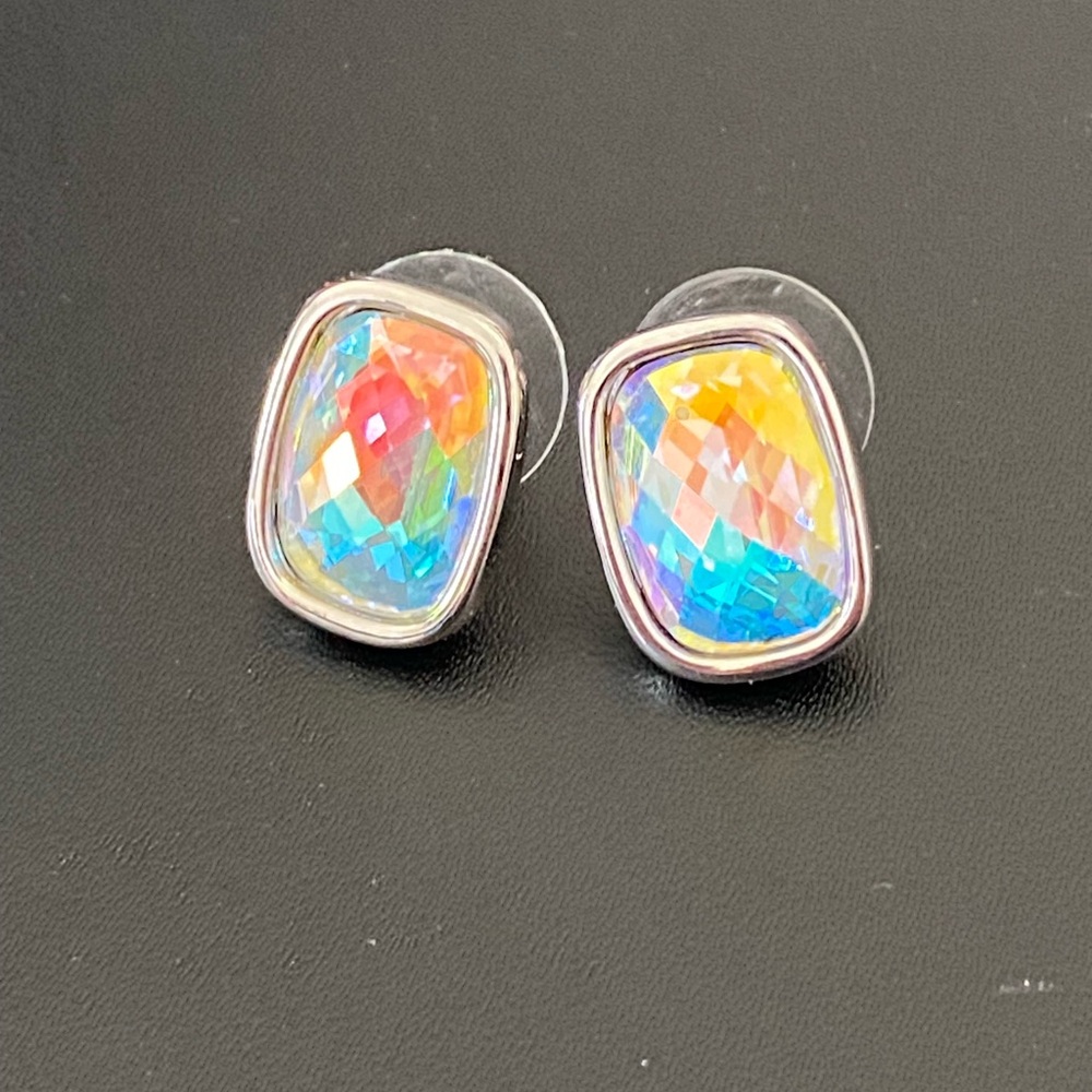 Excellent Condition Swarovski Rectangular Aurora … - image 1